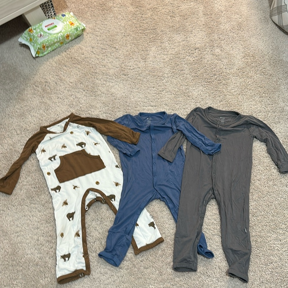 Kyte baby footless one piece romper